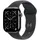 Watch Series 11 GPS + Cellular 42 mm Titaniumgehäuse grau Sportband schwarz M/L