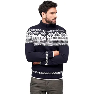 Brandit Textil Brandit Troyer Norweger Strickpullover navy, Größe XXL