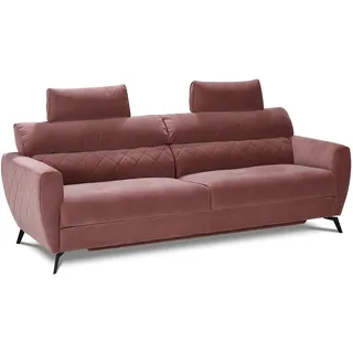 Klassische Design Couch Sitz Polster Komplett Set Garnitur 3+2 Textil Garnituren - Rot