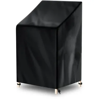 Awnic Gartenstuhl Abdeckung 65 x 75 x 85/120 cm Schwarz