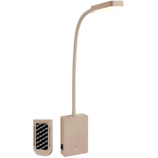 B.K.Licht LED Leselampe Bettlampe, Akku Wandleuchte ohne Bohren Dimmbar Touch,