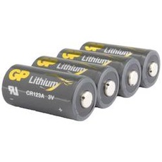 Bild Batteries 070CR123AEC4 Haushaltsbatterie CR123A Lithium 1400 mAh 3V 4St.