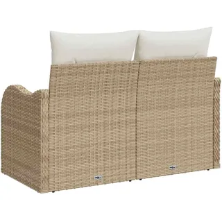vidaXL Gartensofa Loungesofa beige