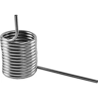 Bier Kühl- und Beruhigungsschlange aus CNS, d14 cm, gedreht, cooling line:links-gedreht