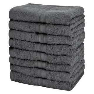 NatureMark Handtuchset 8-tlg. anthrazit grau