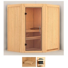 Bild von Sauna »Tomke«, (Set), ohne Ofen beige