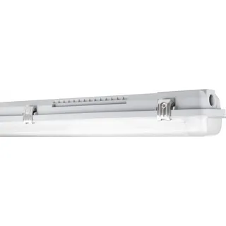 LEDVANCE Feuchtraumleuchte Kunststoff/Metall 120 cm inkl. Bewegungsmelder grau