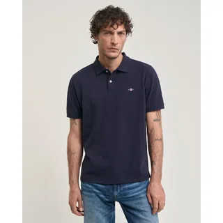 GANT Reg Emb Archive Shield Polo blau M