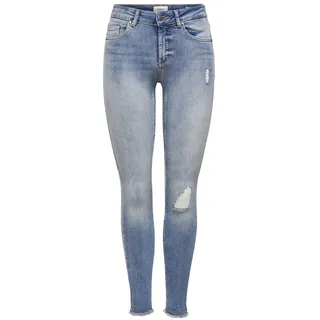ONLY Damen Onlblush Ankle Skinny Fit, Blau (Light Blue Denim Light Blue Denim), XS / 34L