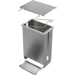 NABER COX GIALLO Auszugskastengestell für gelben Sack / 30er Schrankbreite - Silber