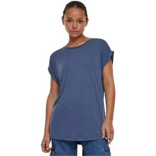 URBAN CLASSICS Damen T-Shirt Ladies Modal Extended Shoulder Tee, lang geschnittenes T-Shirt, erhältlich in vielen Farbvarianten, Größen XS-5XL