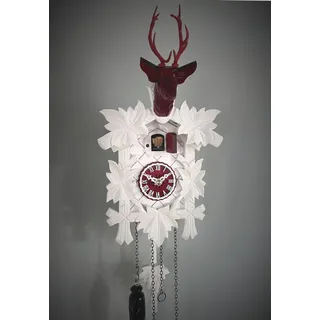 Moderne Kuckucksuhr im Schwarzwald hergestellt - Weiß