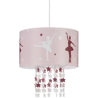 Relaxdays Hängelampe für Mädchen, in Rosa - Rosa
