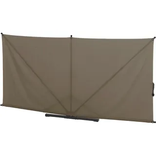 Siena Garden Balkonfächer 150 x 280 cm Braun Polyester