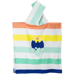 Eurekakids Sommerlicher Gestreifter Bademantel - Multicolor - One Size