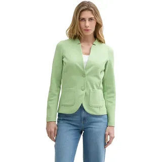TOM TAILOR Damen 1038703 Basic Ottoman Blazer mit Taschen, 37116 - True Green, M