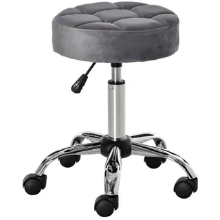 Homcom Salonstuhl Polyester Grau