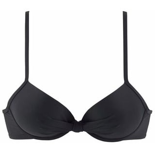 S.Oliver Bügel-Bikini-Top Damen schwarz Gr.38 Cup D