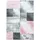 Webteppich Pink/Grau ca 120x170cm