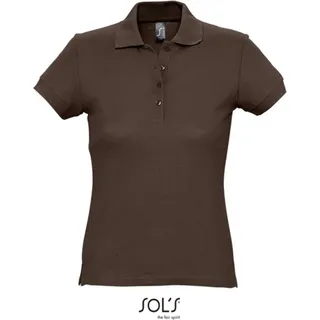 SOLs 11338 | Damen Poloshirt Passion - Farbe: Chocolate - Größe: XXL - Braun