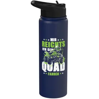 Mir reichts ich geh Quad fahren Offroad ATV Stainless Steel Insulated Water Bottle
