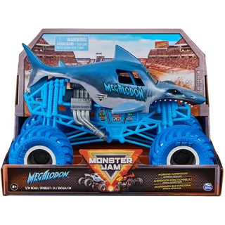 Spin Master Monster Jam, offizieller Megalodon Monster Truck, Maßstab 1:24,