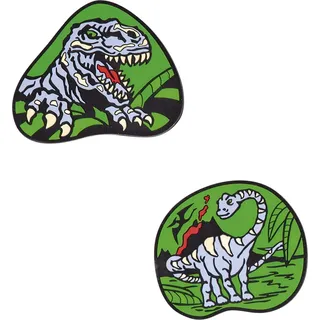 Scout Schulranzen-Zubehör Funny Snaps Move 2er Set Danger Dino grün - Grün