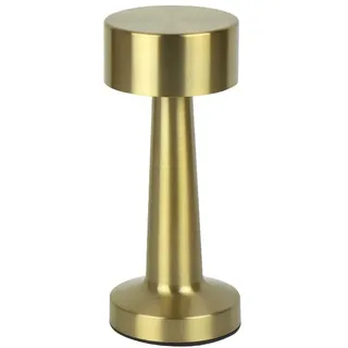 Wiederaufladbarer Tischlampe Riwia 1,0W, 120lm, Cct , Gold, 1.8Ah, USB C