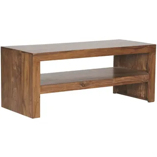 Wohnling Couchtisch Massivholz sheesham 110,0 x 45,0 x 45,0 cm