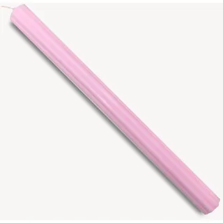Mopec h480.02 – Stumpenkerze Cannelé Rosa 12er, 1 Stück