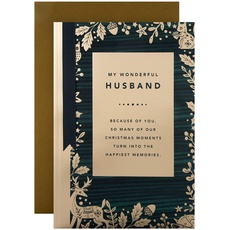 Hallmark Weihnachtskarte für Ehemann – traditioneller herzlicher Vers