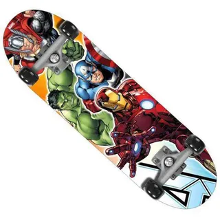 STAMP Skateboard 28x8 AVENGERS, BLAU