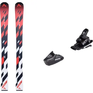 McKinley Unisex Jugend Team 7 I Nc Schraubbindung Ski-Set, Red/Black Night/Whit, 120