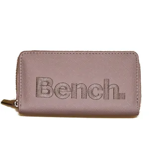 Noey & Lou Bench Damen Geldbörse XXL Portemonnaie Große Brieftasche Reißverschluss Clutch Münzörse (Nude)