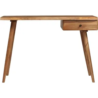 vidaXL Schreibtisch Akazienholz Massiv 110 x 50 x 76 cm - Braun