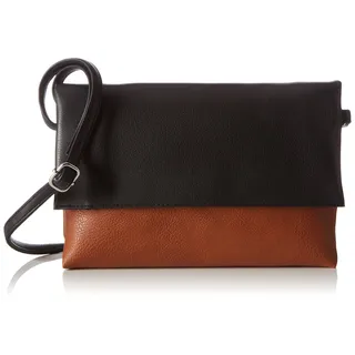 s.Oliver (Bags) 39.603.94.6253 Damen Schultertaschen 27x17x8 cm (B x H x T), Schwarz (black AOP 99A3)