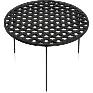 BBQ-Toro Gusseisen Grillrost Ø 54 cm mit 3 Beinen, Dutch Oven Untersetzer, Grill Zubehör, Dreibein - Schwarz