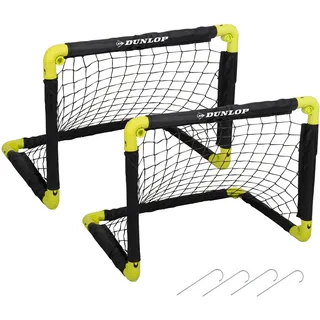 Dunlop Fußballtor Schwarz/Gelb 50 x 44 x 44 cm