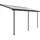 Terrassendach Sierra 447 x 230 cm grau