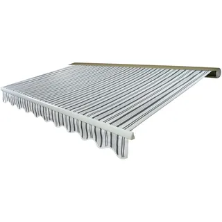 Mendler Kassetten-Markise T122 400 x 23 cm grau