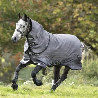 Horseware Amigo Bravo 12 Reflectech Plus 100g - Grey/Reflective, 160 - Grau