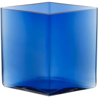 Iittala Ruutu Vase 18 cm blau