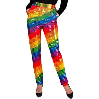 W WIDMANN MILANO Party Fashion - Damen Pailletten Hose