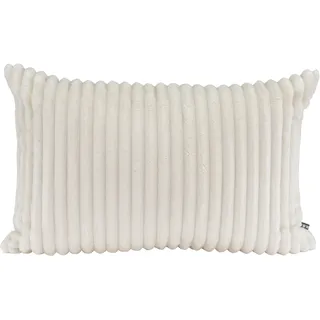 Dekokissen H.O.C.K. "Velo", beige, natur, unifarben, B:60cm H:10cm L:40cm, Obermaterial: 100% Polyester. Füllung: 100% Polyester, Dekokissen_Sitzkissen_Kissenhüllen, Dekokissen, Cordkissen inkl. Füllung, 60x60cm, Rückenkissen, Sofakissen