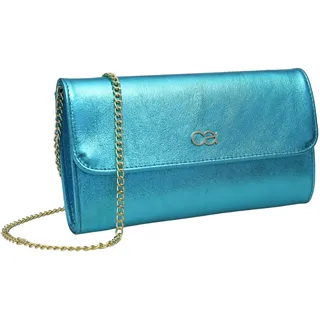 COLLEZIONE ALESSANDRO Clutch Eleganz aus Leder mit separaten Fächern 26cm x 15cm x 5m