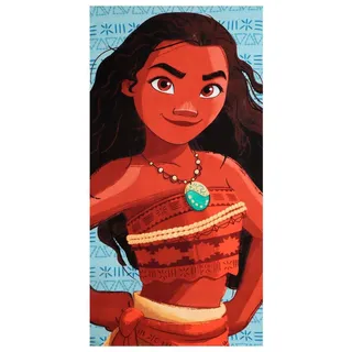 Moana-Handtuch 70 x 140 cm für Jungen und Mädchen – Weiches und saugfähiges Disney Moana Kinderhandtuch für Strand, Pool und Schwimmbad, Sommerhandtuch für Kinder von 2–10 Jahren