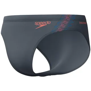 Speedo Herren Hyperboom Splice Badehose | Schnell trocknend | Training | Fitness | Chlorbeständig Schwimmbekleidung, Schwarz/Neon Coral, 40