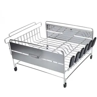 Masterclass Geschirr-abtropfgestell Aus Edelstahl - Silver - One Size
