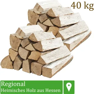 Brennholz Kaminholz Holz 40 kg Für Ofen und Kamin Kaminofen Feuerschale Grill Buche Feuerholz Buchenholz Holzscheite Wood 33 cm Flameup