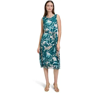 Betty & Co Chiffonkleid Sommerkleid Blau 44